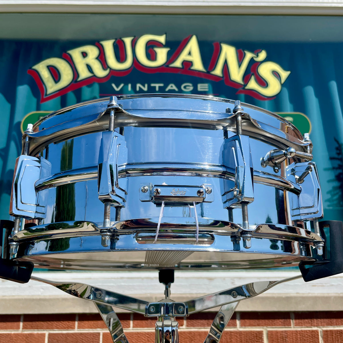 1960s Ludwig LM400 Supraphonic 5x14 Snare Drum Chrome