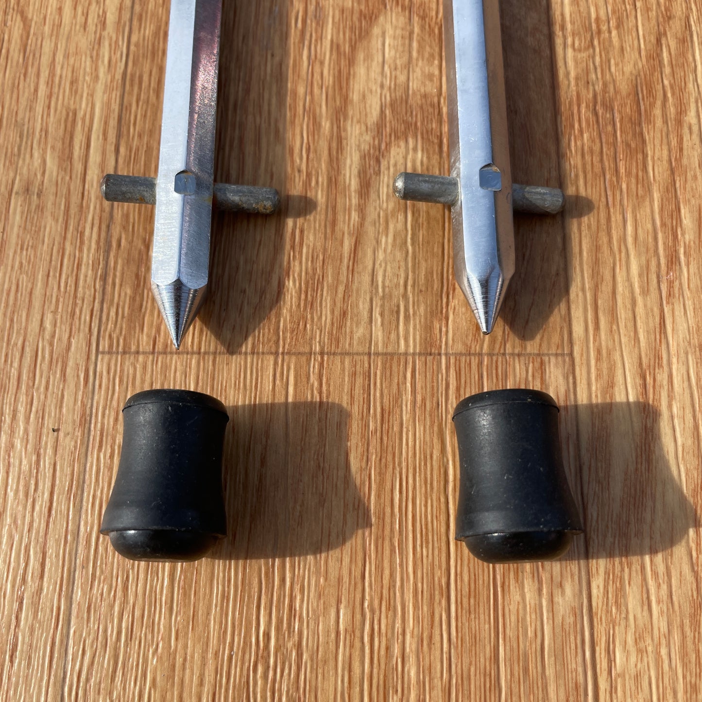 1960s Rogers 9" Internal Disappearing Spurs Bass Drum Legs