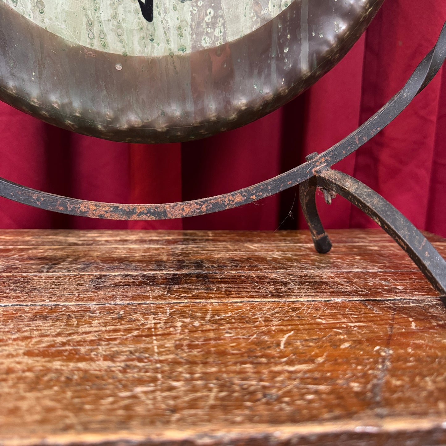1970s 16" Paiste / Ludwig Dinner Gong Cymbal w/ Stand No. 752 *Video Demo*