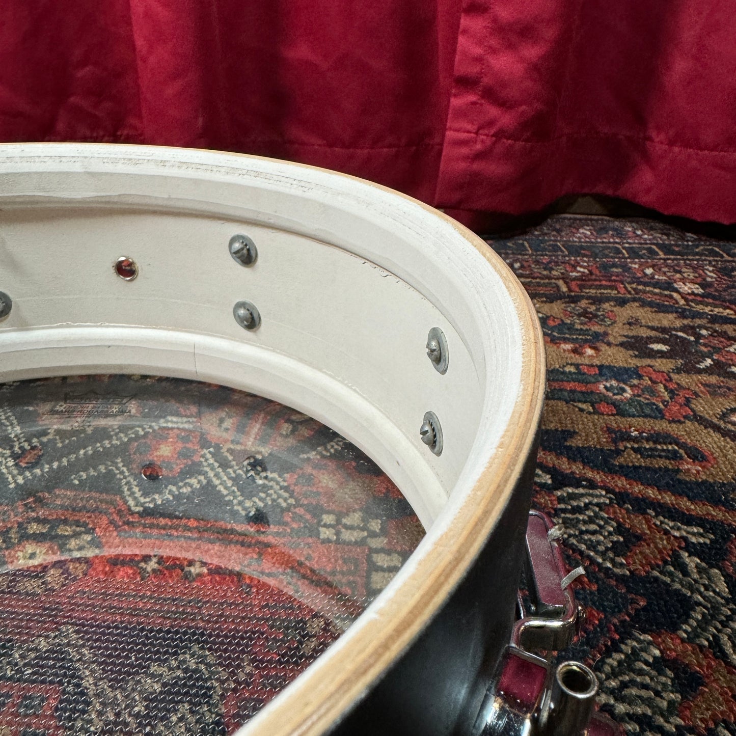 1960s Camco Aristocrat Bop Drum Set Charcoal Moire 18/12/14 w/ 5x14 Snare