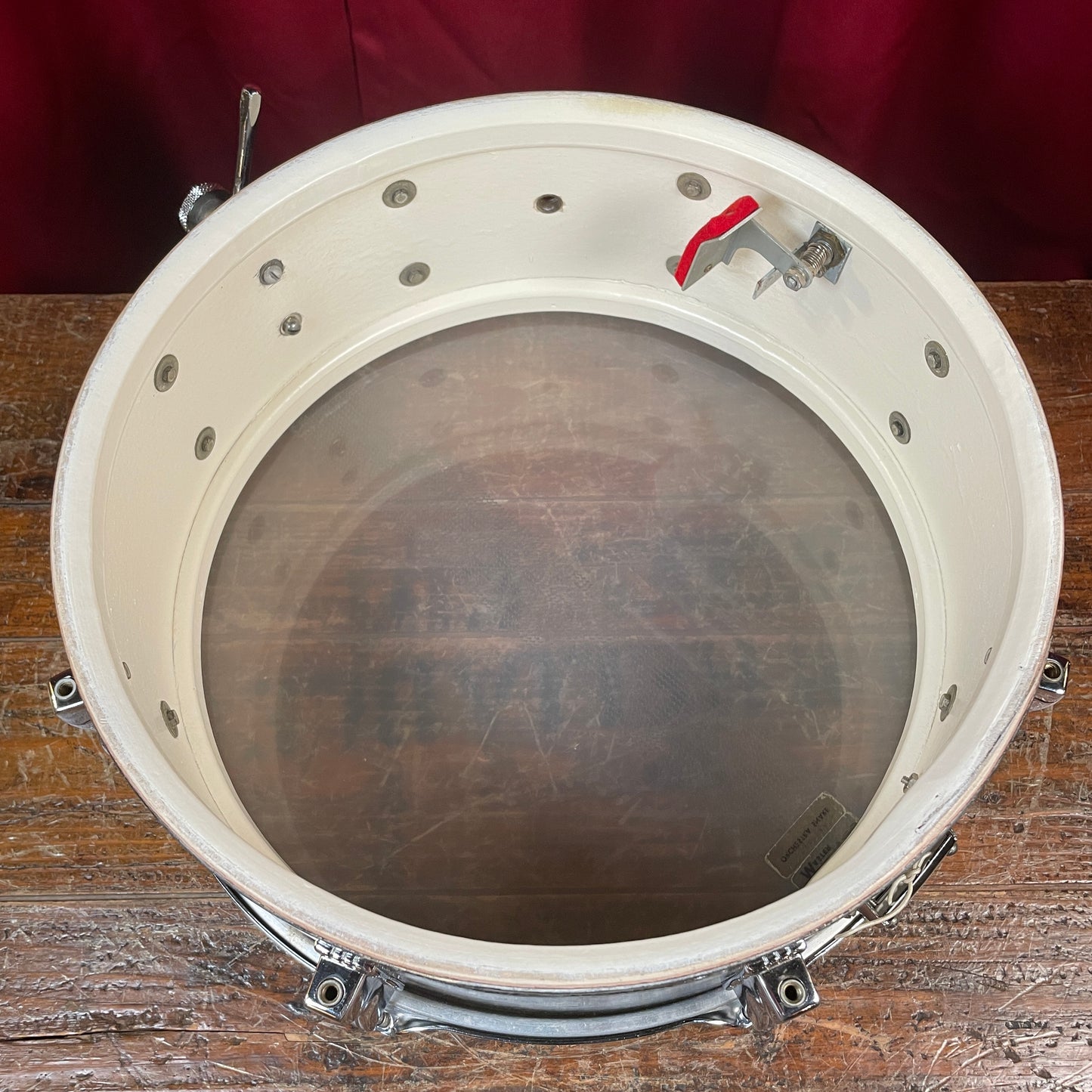 Early 1960s Ludwig 5.5x14 No. 900P Super Classic Snare Drum Black Galaxy Sparkle Pre-Serial COB