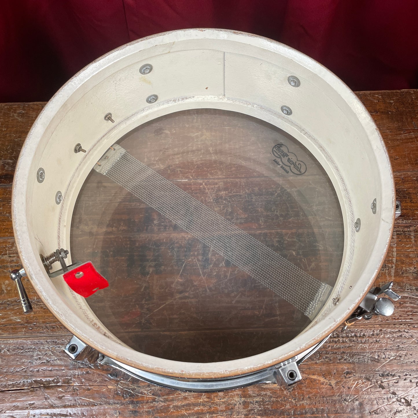 1964 Ludwig 5x14 No. 491 Pioneer Snare Drum Black Galaxy Sparkle Chrome