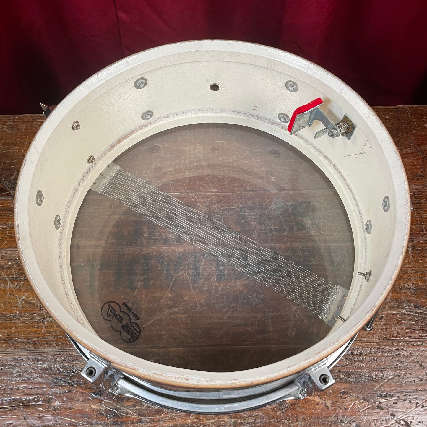 1964 Ludwig 5x14 No. 491 Pioneer Snare Drum Black Galaxy Sparkle Chrome