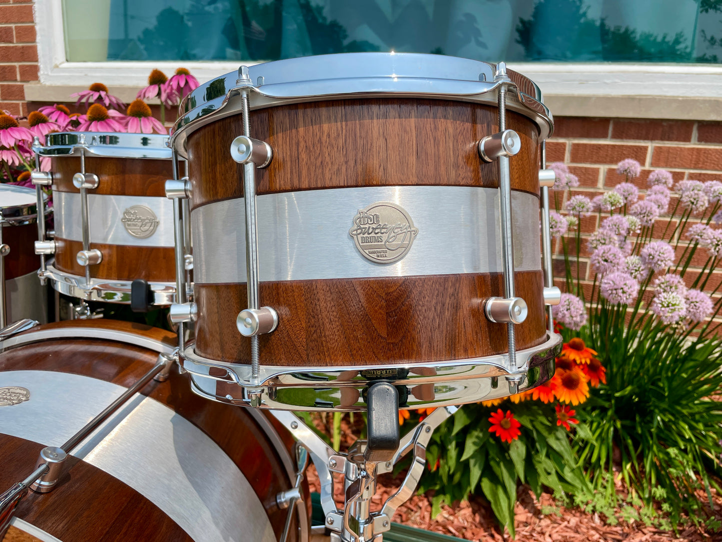 Doc Sweeney RX2 Walnut RX2 Drum Set 20/12/14 w/ 7x14 Snare *Video Demo*
