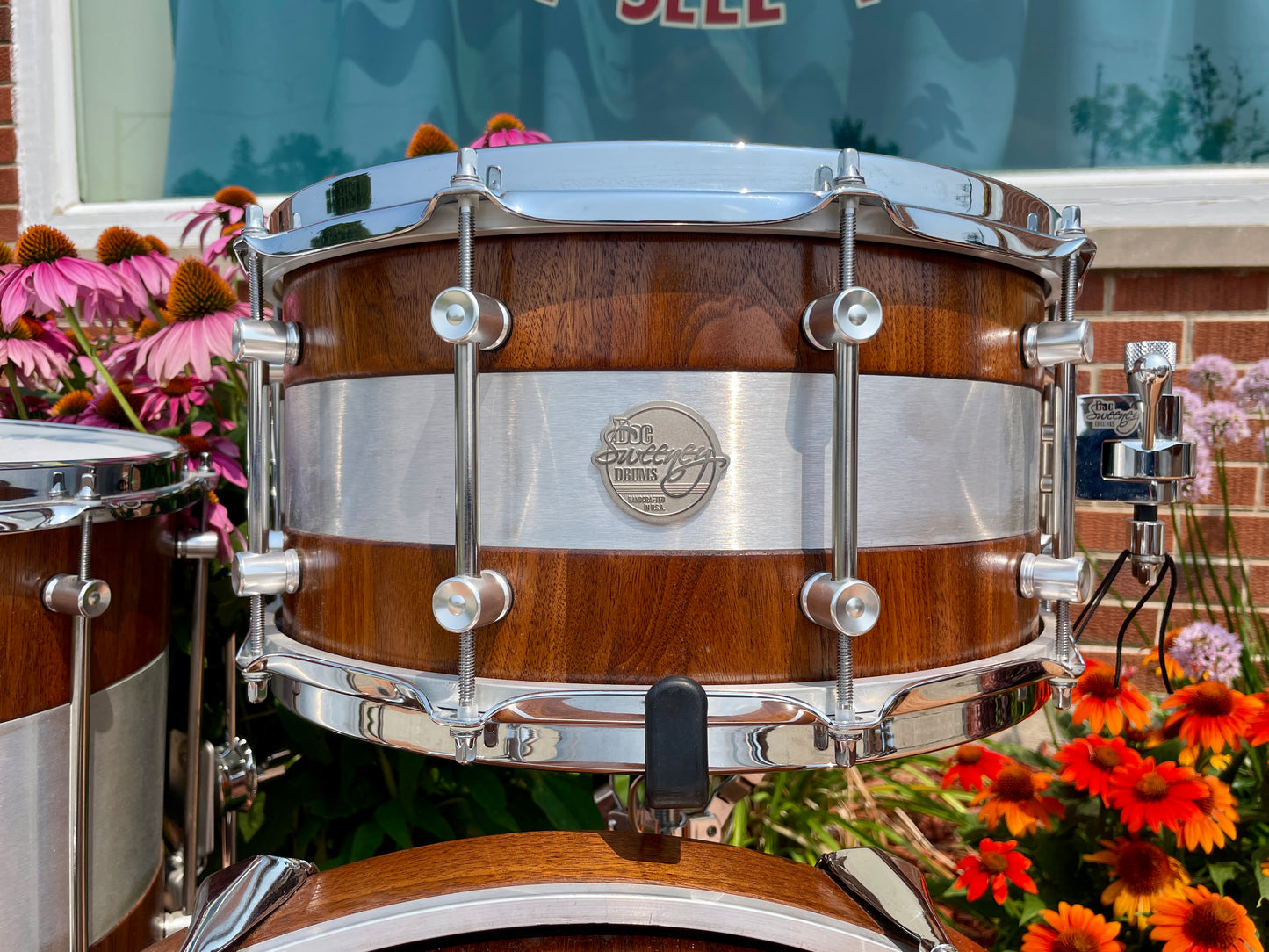 Doc Sweeney RX2 Walnut RX2 Drum Set 20/12/14 w/ 7x14 Snare *Video Demo*