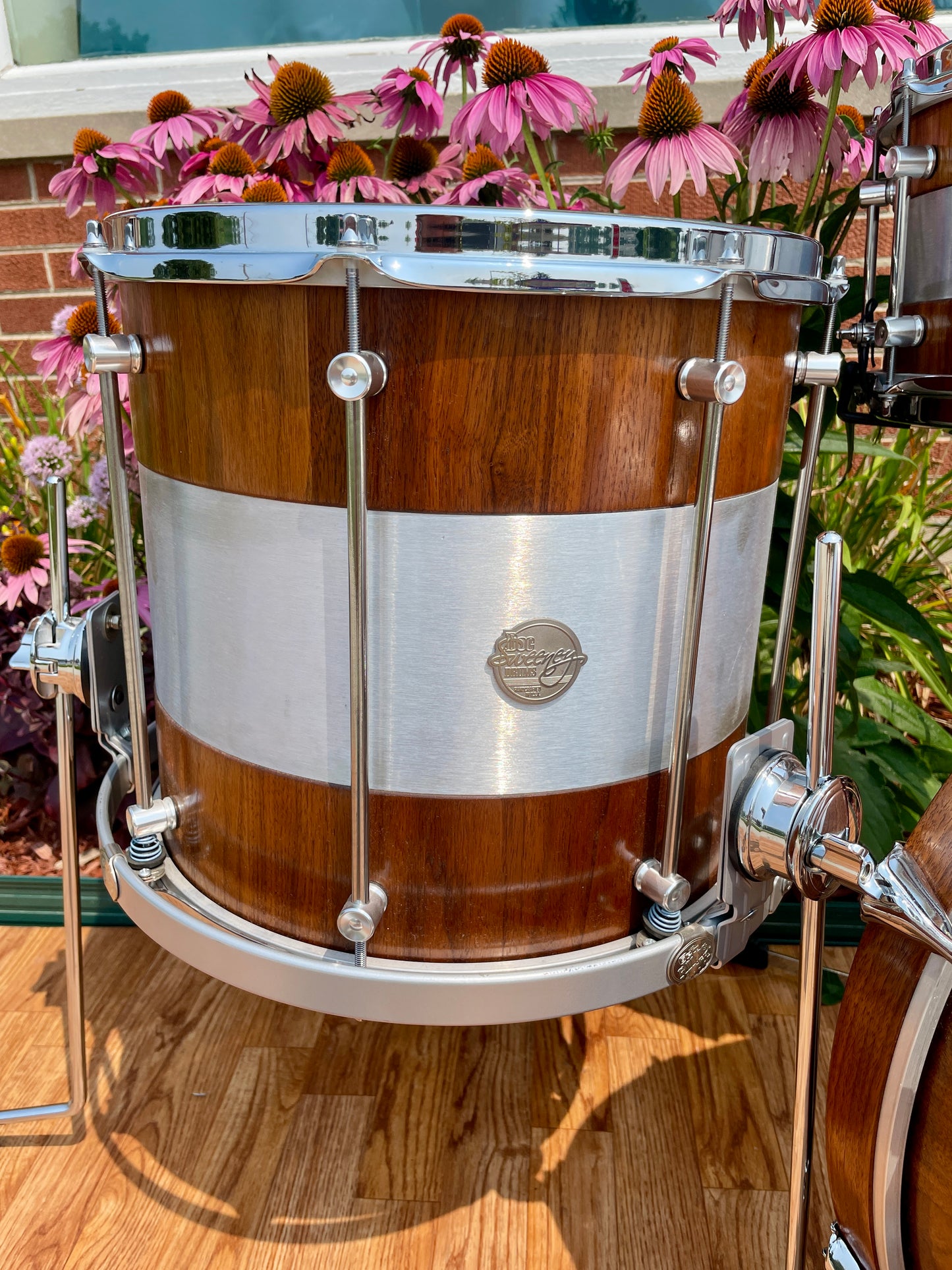 Doc Sweeney RX2 Walnut RX2 Drum Set 20/12/14 w/ 7x14 Snare *Video Demo*
