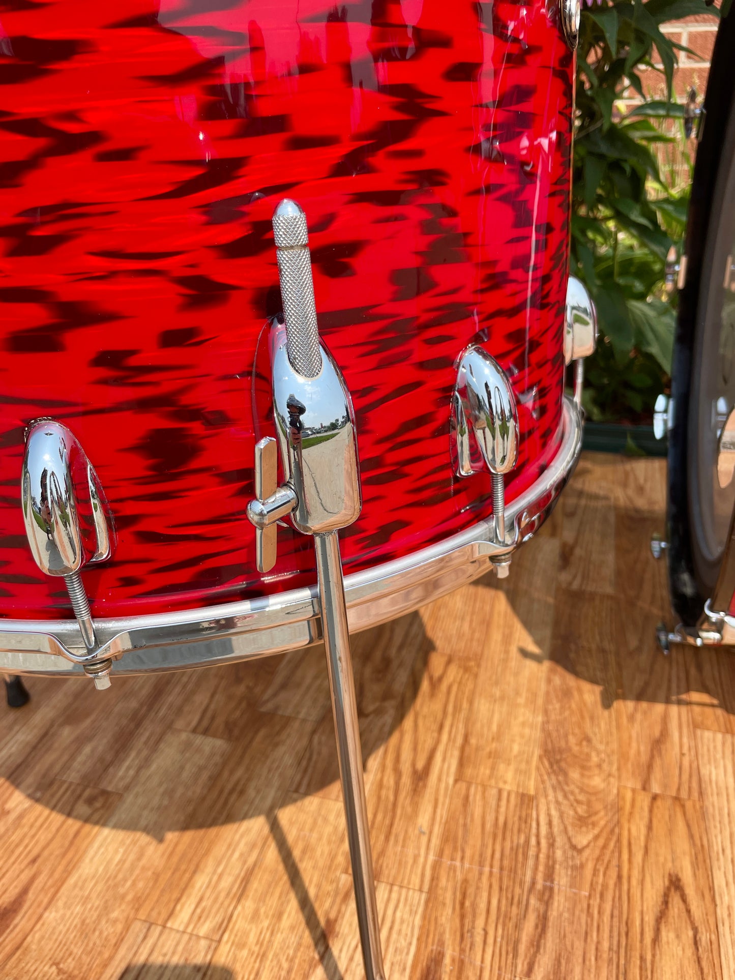 1960s Slingerland Drum Set Red Tiger Modern Solo Outfit 22/12/13/16