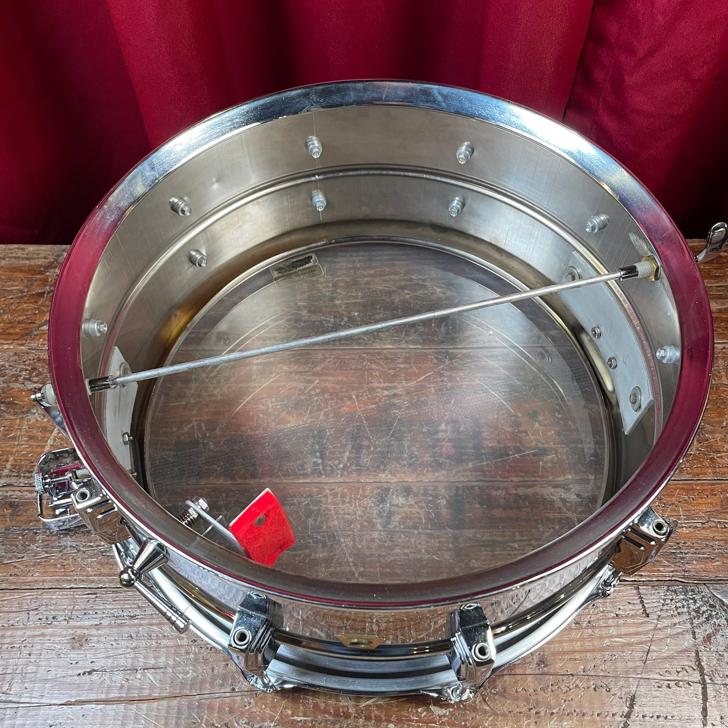 1963 Ludwig 6.5x14 No. 411 Super Sensitive COB Snare Drum Pre-Serial Supraphonic