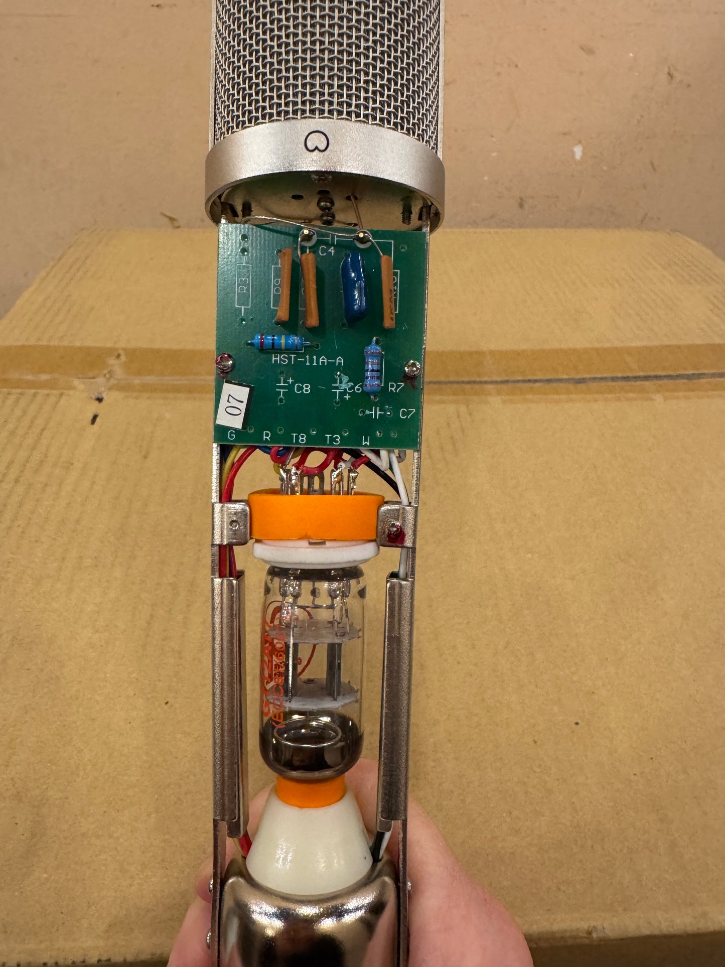 Advanced Audio Modded Apex 460 Multi-Pattern Tube Condenser Microphone w/ Case