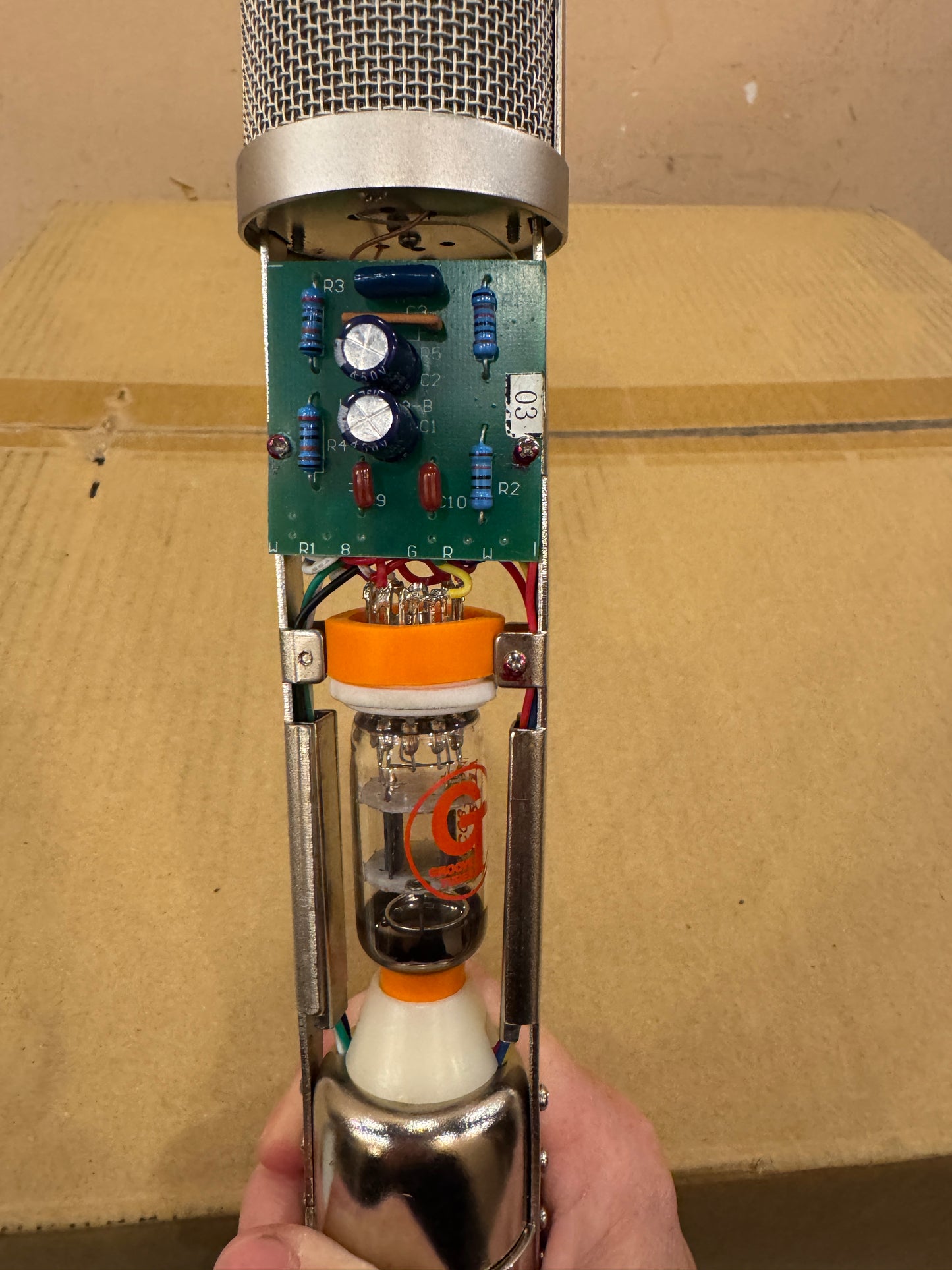 Advanced Audio Modded Apex 460 Multi-Pattern Tube Condenser Microphone w/ Case