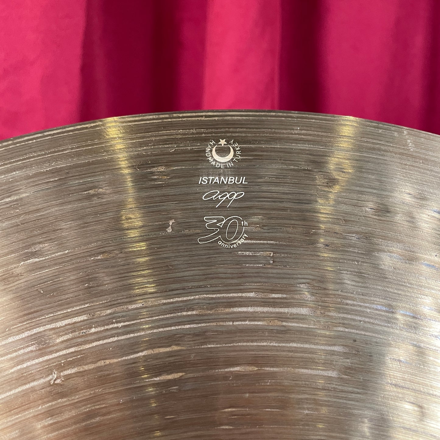 22" Istanbul Agop 30th Anniversary Ride Cymbal 2352g *Video Demo*