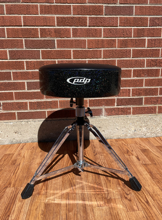 PDP by DW DT900 Drum Throne Black Sparkle Pacific