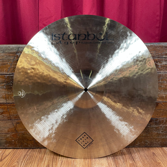 22" Istanbul Agop Traditional Crash Ride Cymbal 2414g *Video Demo*