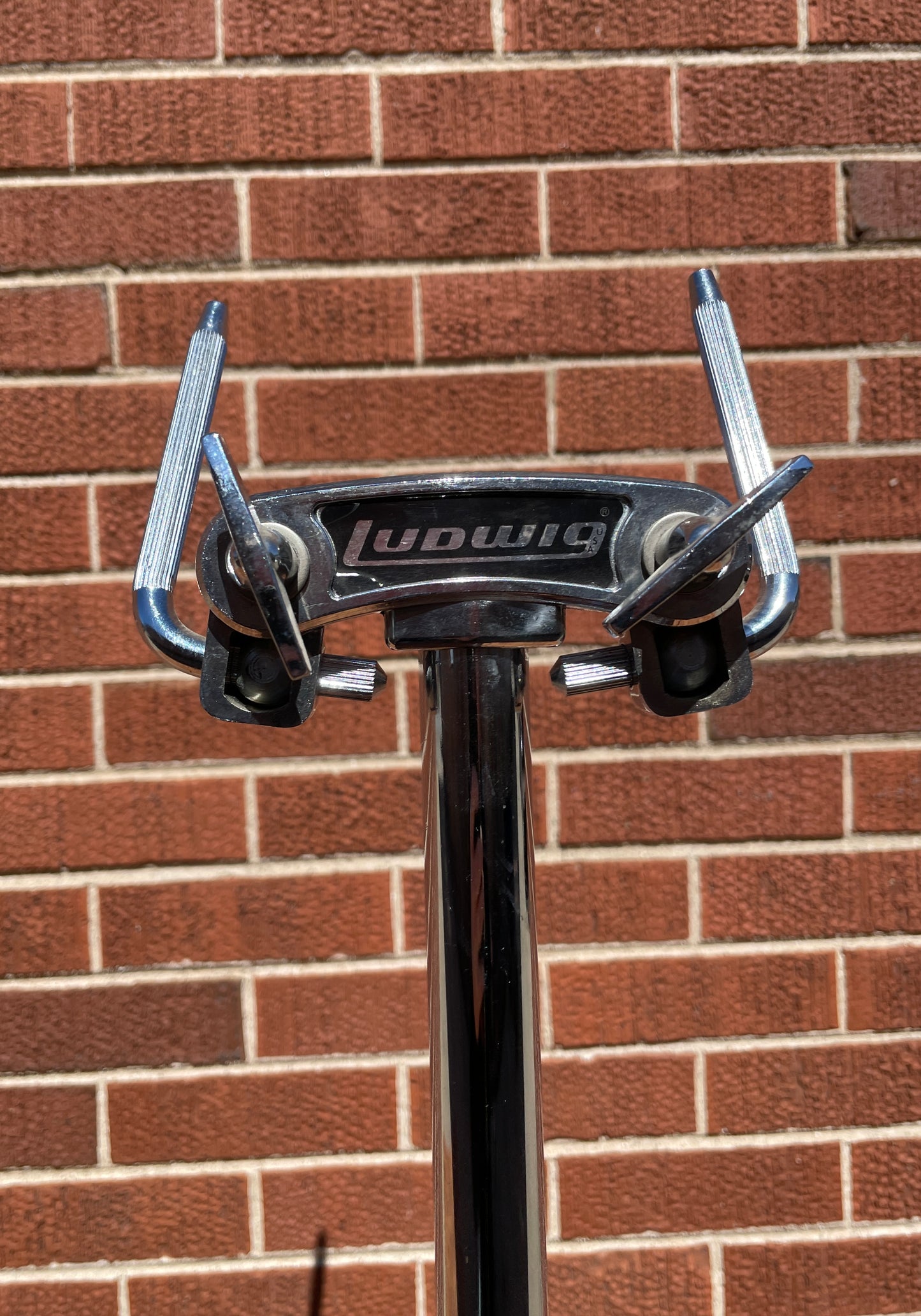 1980s Ludwig LC-342-TSR Rocker Classic Series Double Tom Stand 9.5mm