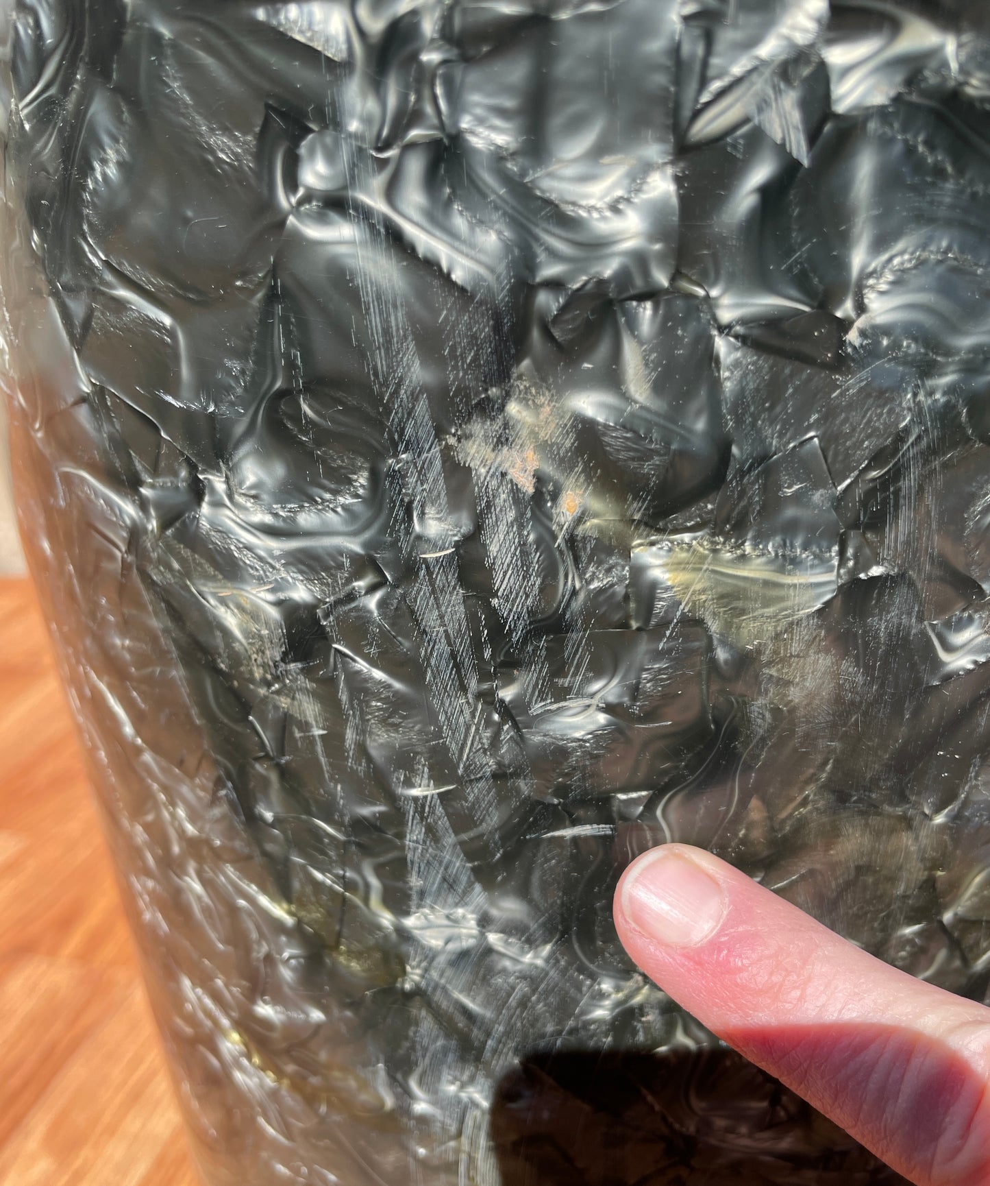 1971 Ludwig 12x27 No. 2374P Tunable Conga Drum Black Diamond Pearl