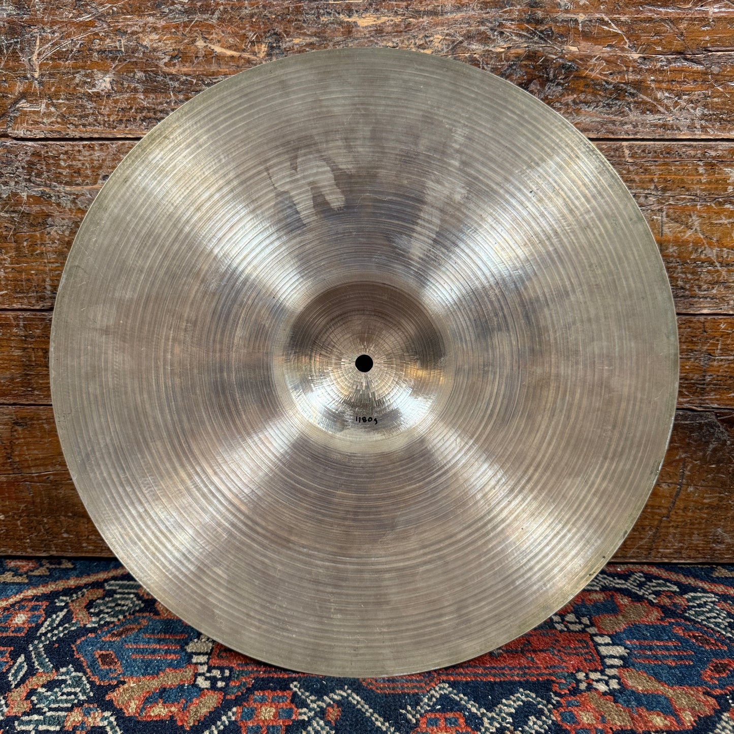 16" Pasha 1960s Crash Cymbal 1180g Pre-UFIP Made in Italy *Video Demo*