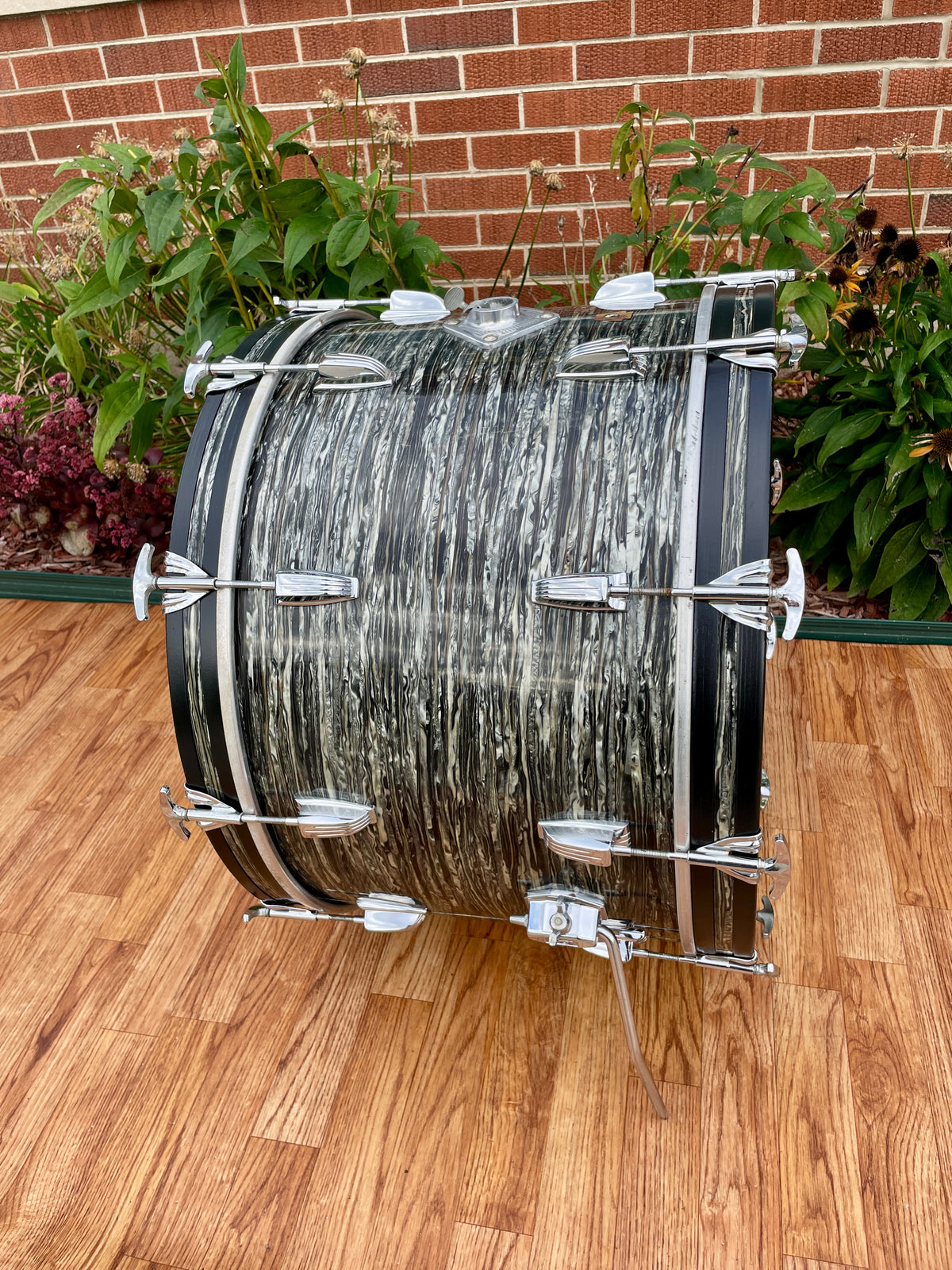 1966 Ludwig Hollywood Drum Set Oyster Black Pearl 22/12/12/16