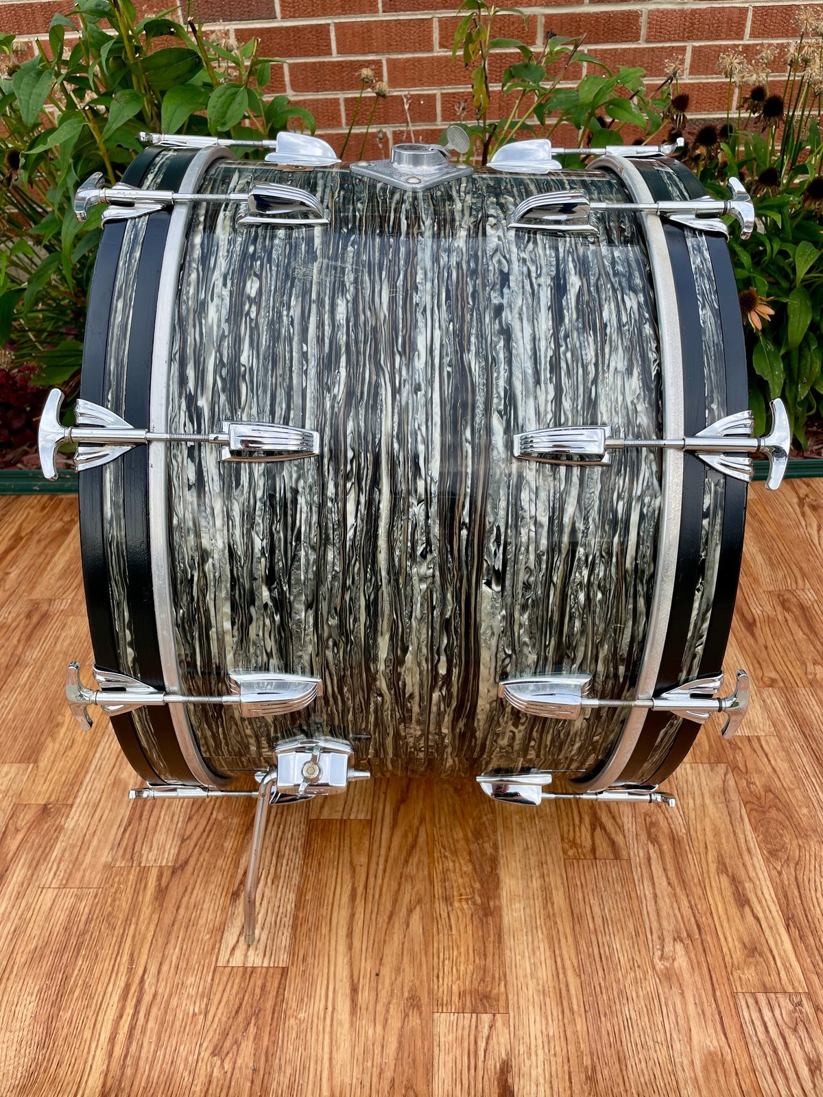 1966 Ludwig Hollywood Drum Set Oyster Black Pearl 22/12/12/16