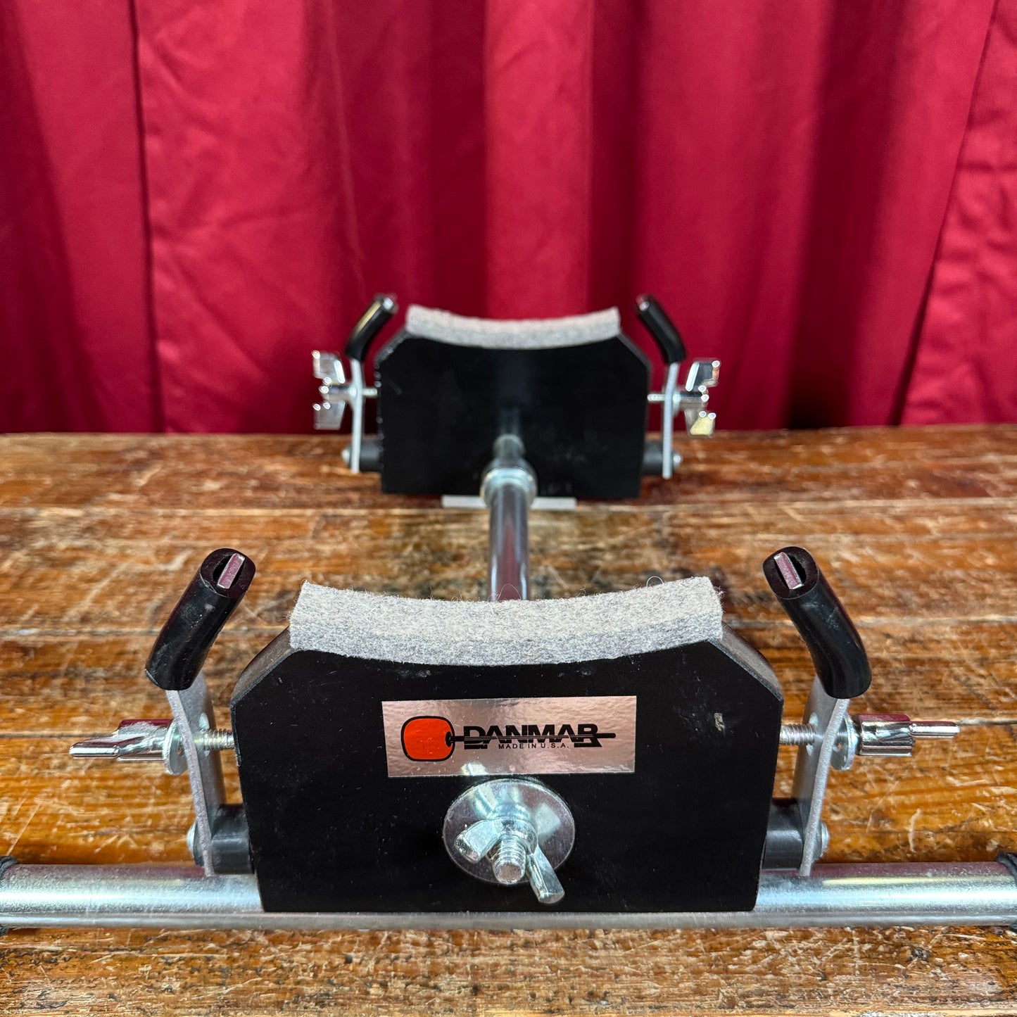 Danmar 1035BLK Tom to Bass Drum Riser Conversion Kit