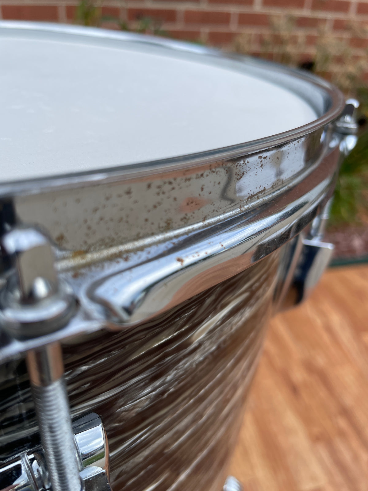 1966 Ludwig Hollywood Drum Set Oyster Black Pearl 22/12/12/16