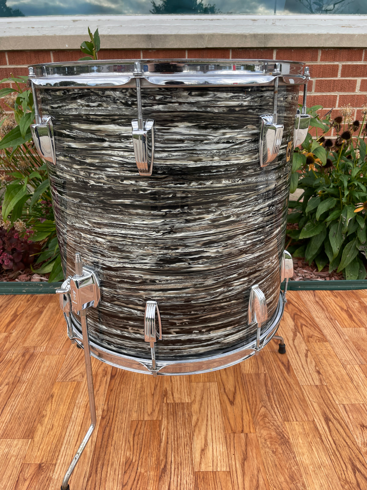 1966 Ludwig Hollywood Drum Set Oyster Black Pearl 22/12/12/16