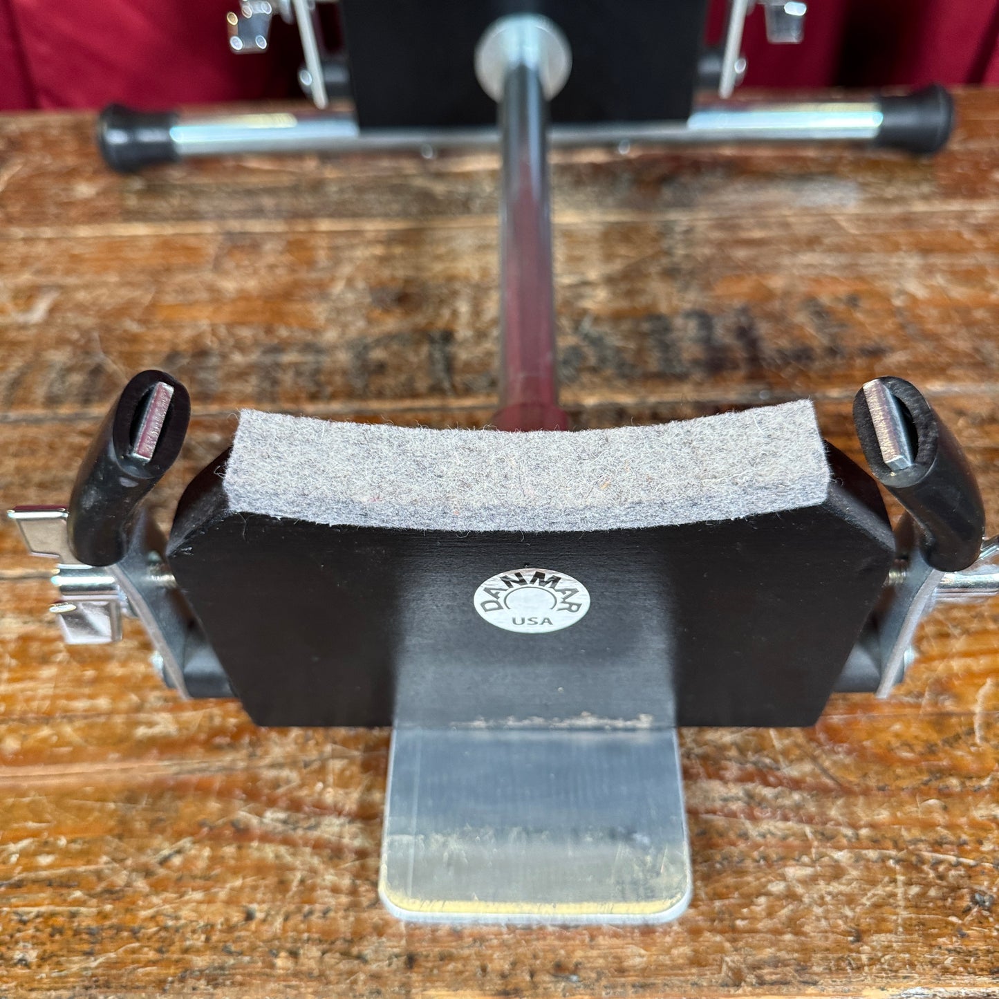 Danmar 1035BLK Tom to Bass Drum Riser Conversion Kit