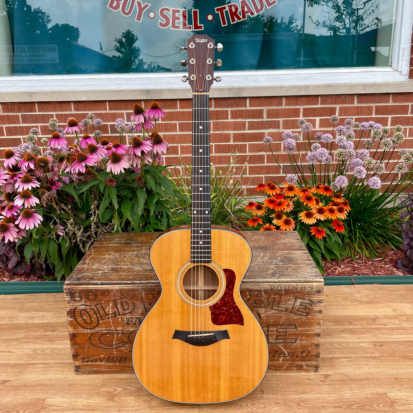 1980s Taylor 512 Grand Concert Acoustic Guitar Natural Lemon Grove Era w/ OHSC