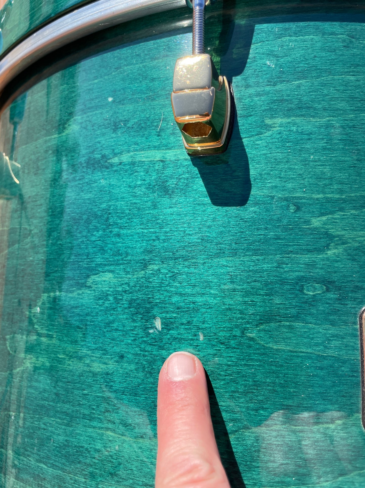 1994 Yamaha Maple Custom Drum Set Turquoise Maple MIJ 22/10/12/14/16