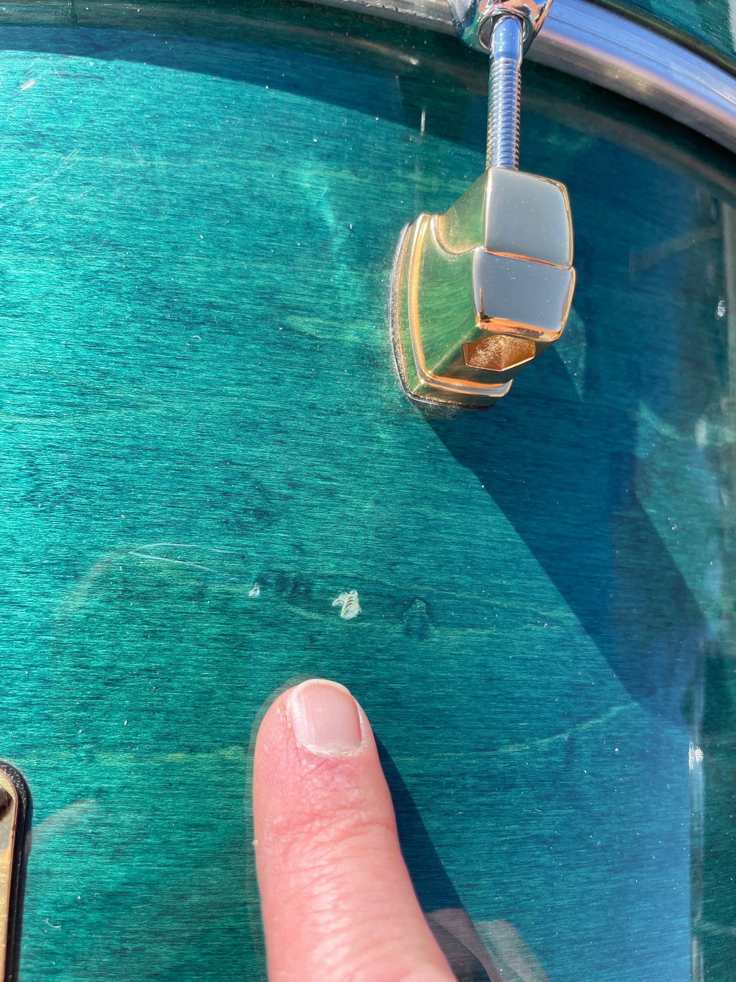 1994 Yamaha Maple Custom Drum Set Turquoise Maple MIJ 22/10/12/14/16