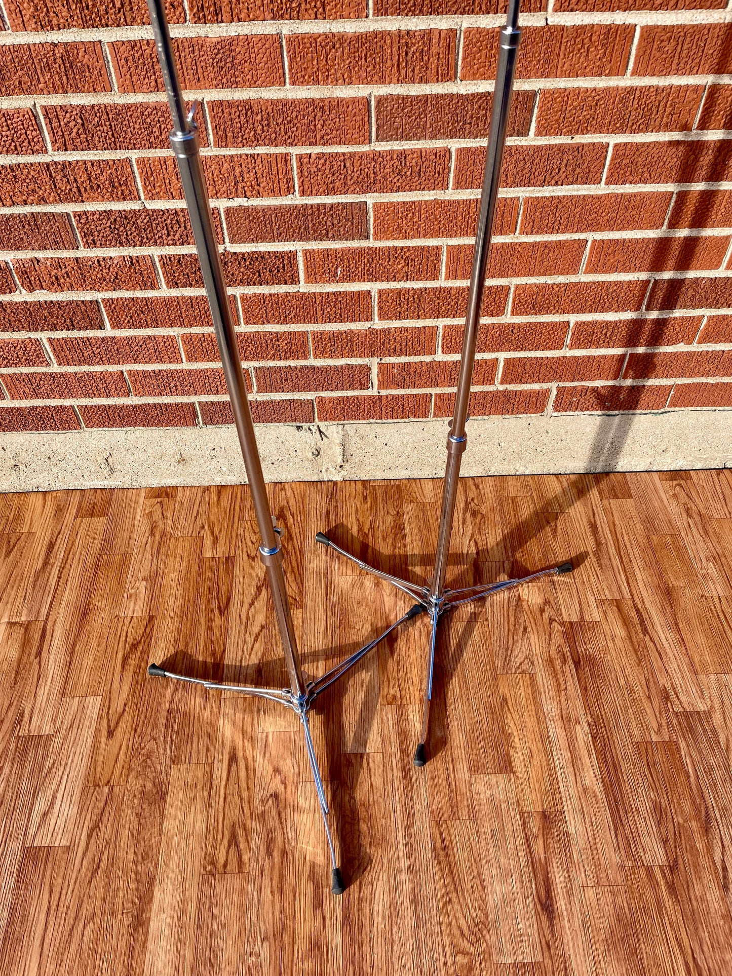 1960s Ludwig No. 1400 Straight Flat Base Cymbal Stand Pair (2 pcs)