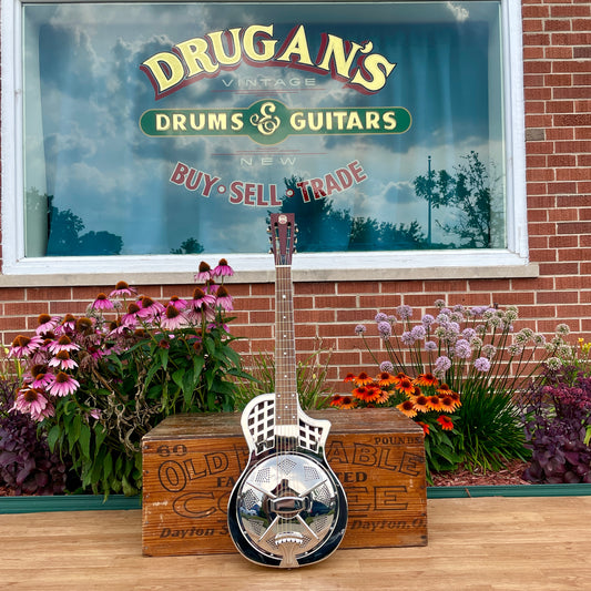 Republic Highway 61 Standard Resonator Guitar Polished Nickel 7100