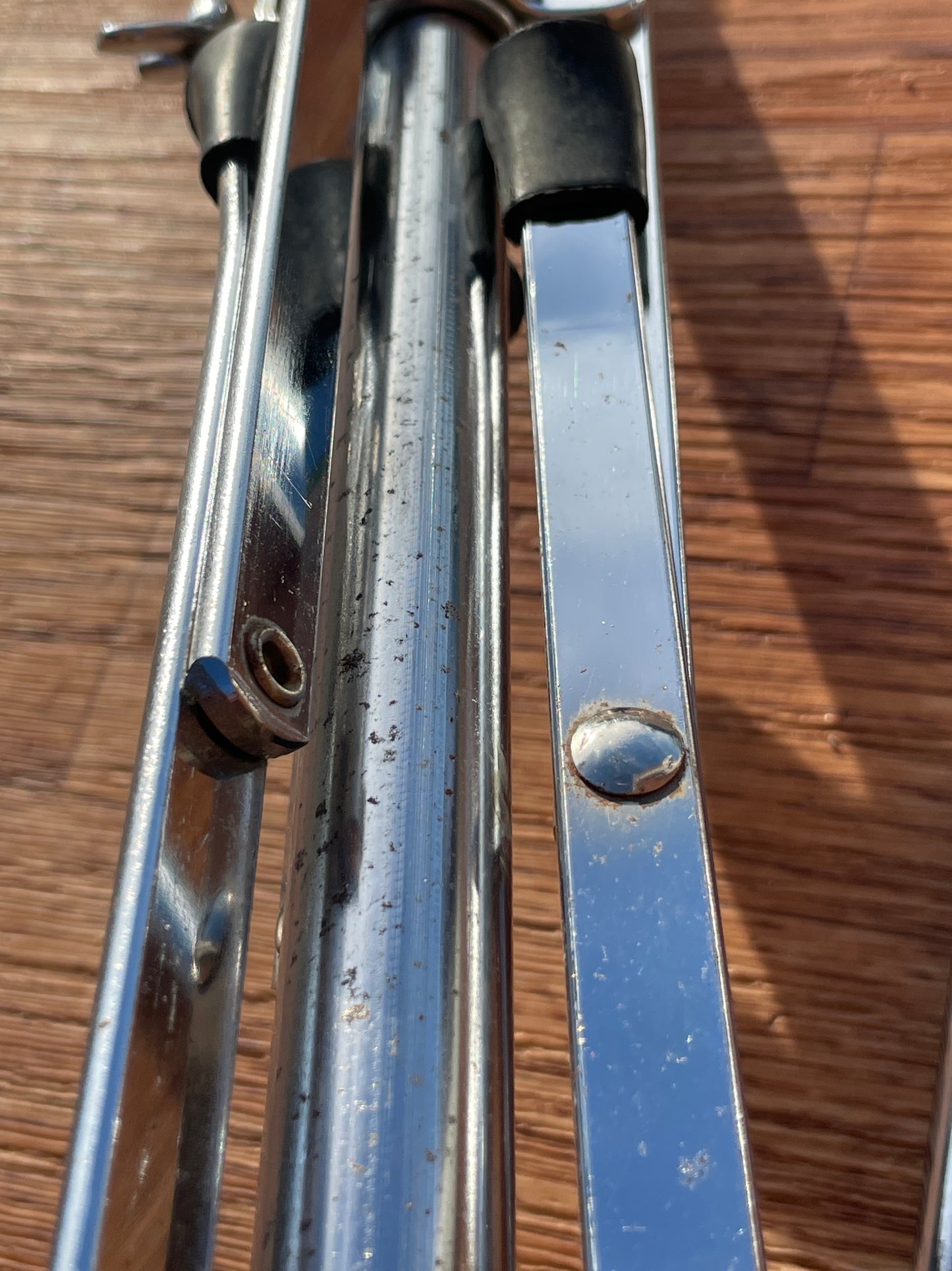 1960s Ludwig No. 1400 Straight Flat Base Cymbal Stand Pair (2 pcs)