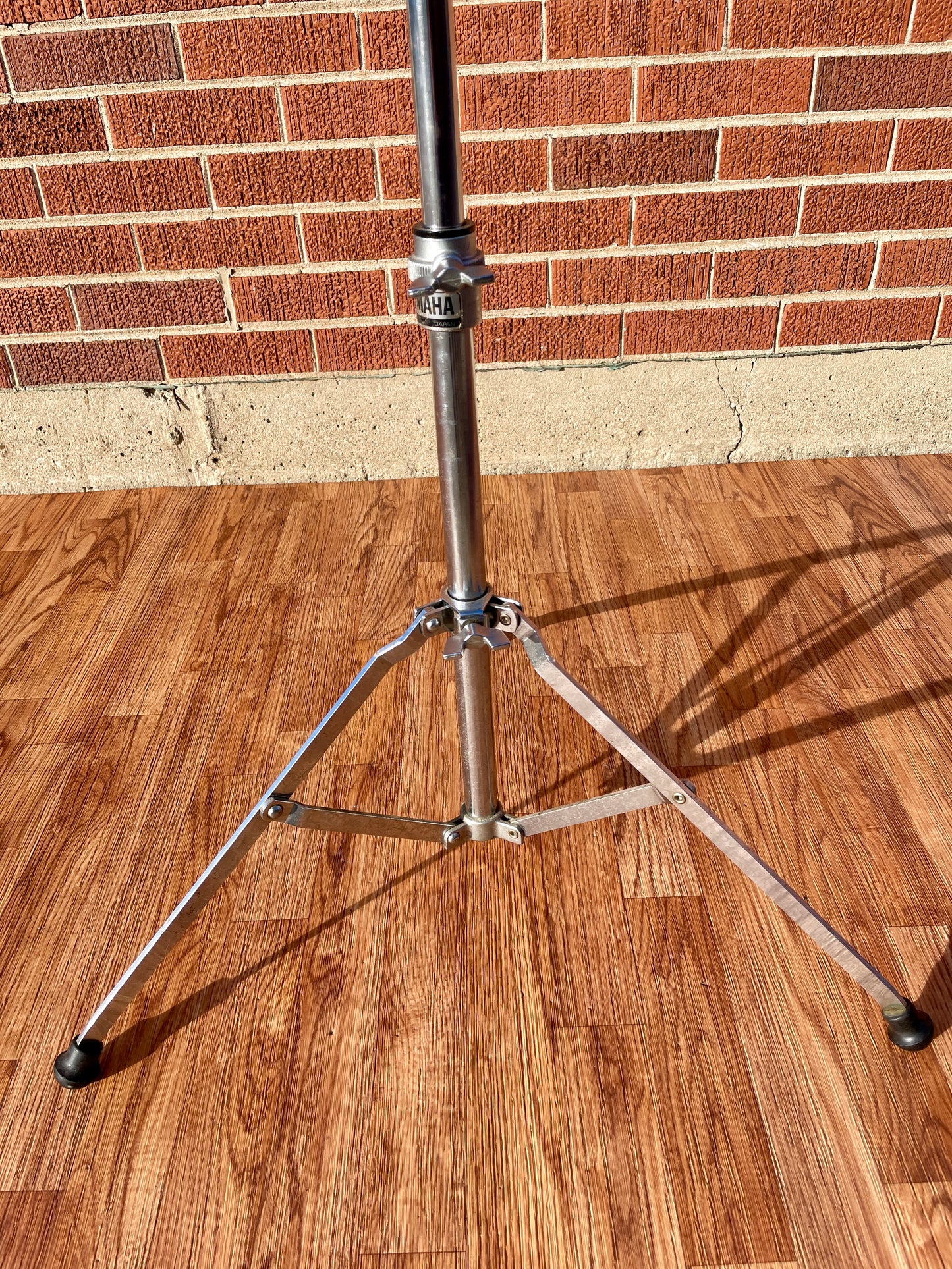 1980s Yamaha CS-712 Single Braced Boom Cymbal Stand Silver Label MIJ