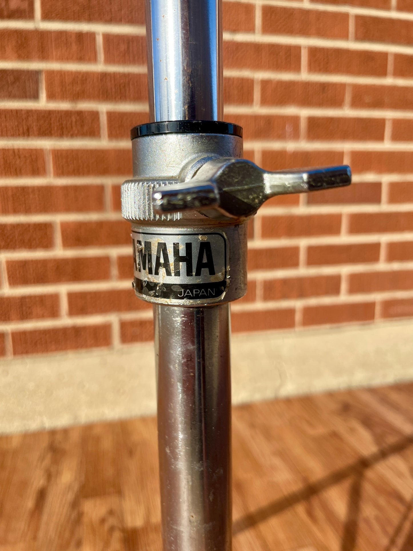 1980s Yamaha CS-712 Single Braced Boom Cymbal Stand Silver Label MIJ