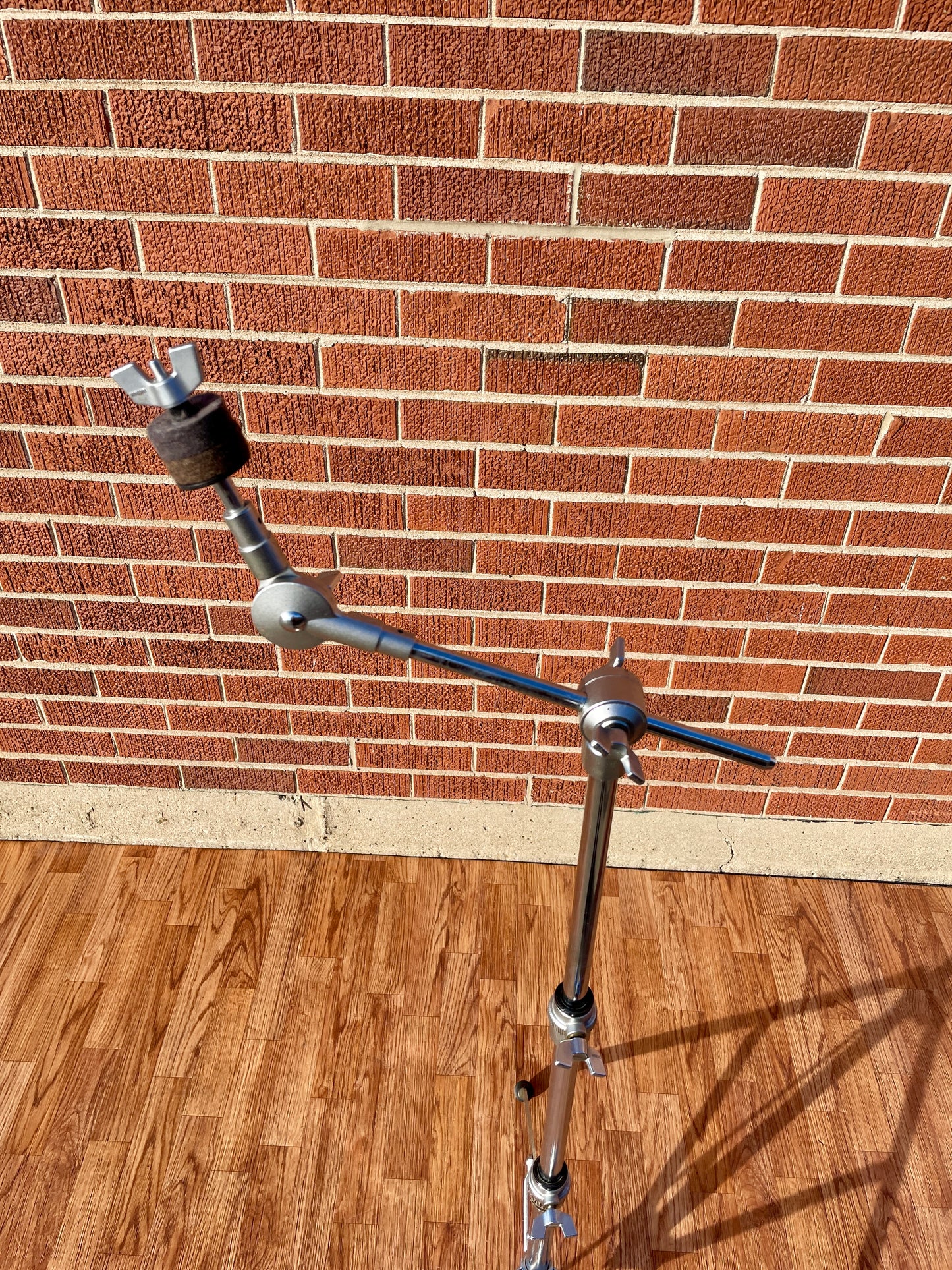 1980s Yamaha CS-712 Single Braced Boom Cymbal Stand Silver Label MIJ