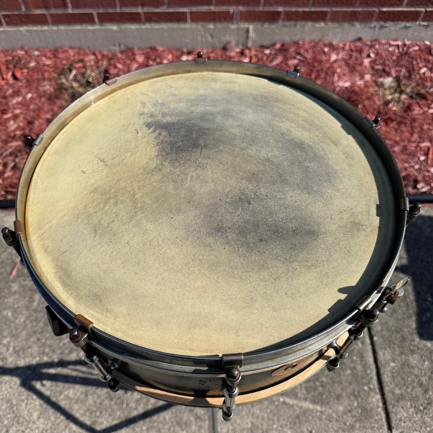1928 Ludwig & Ludwig 5x14 No. 22 Professional Standard Solid Shell All-Round Model Snare Drum Black Lacquer