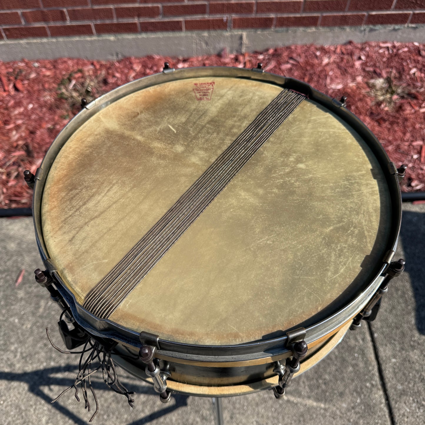 1928 Ludwig & Ludwig 5x14 No. 22 Professional Standard Solid Shell All-Round Model Snare Drum Black Lacquer