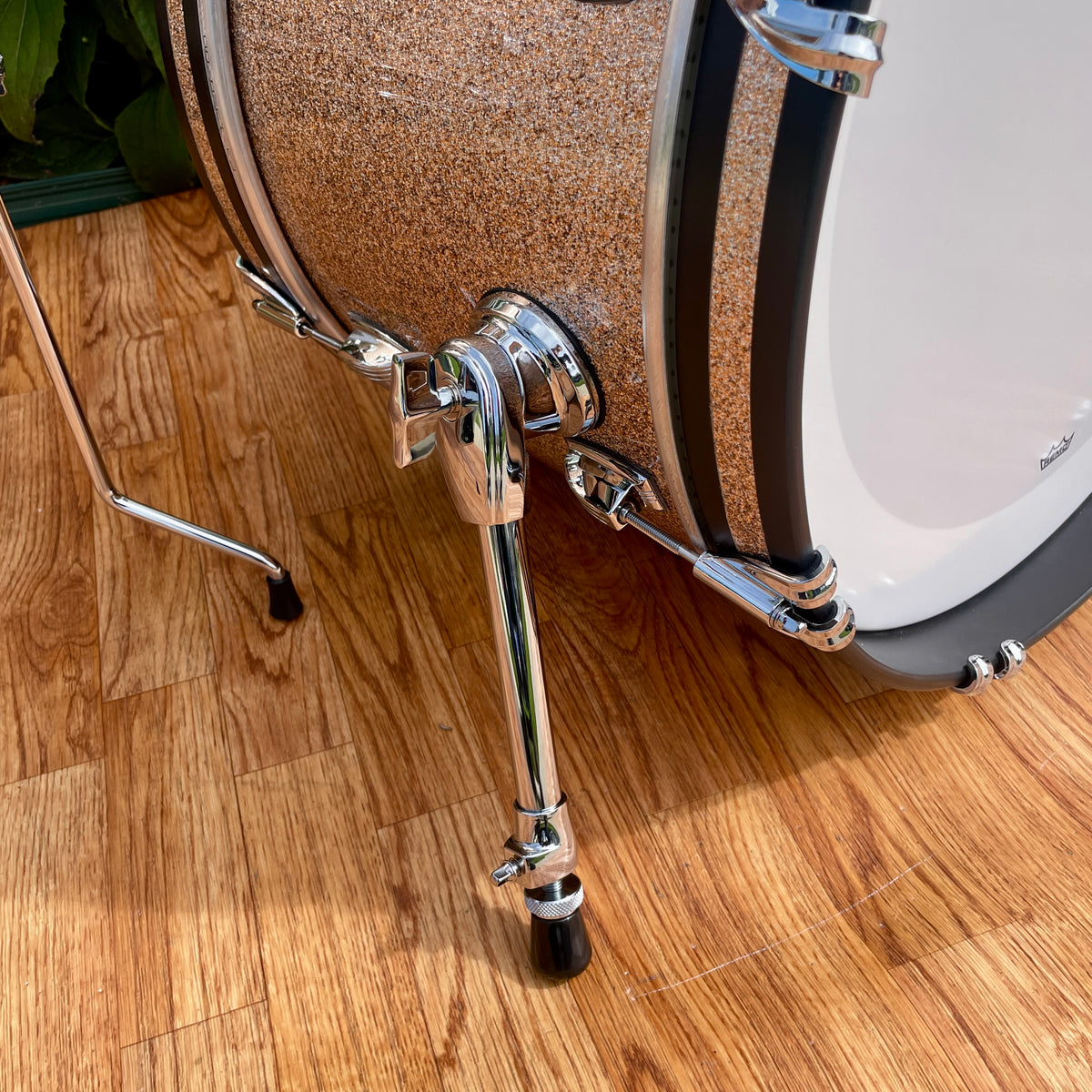 Ludwig Classic Maple 3pc Downbeat Drum Set Champagne Sparkle 12x20/12/14