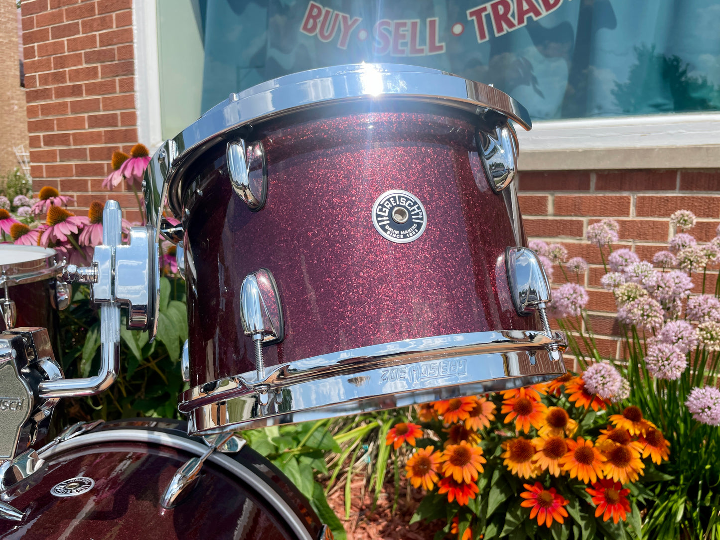 Gretsch Brooklyn Bop Drum Set Burgundy Sparkle 18/12/14
