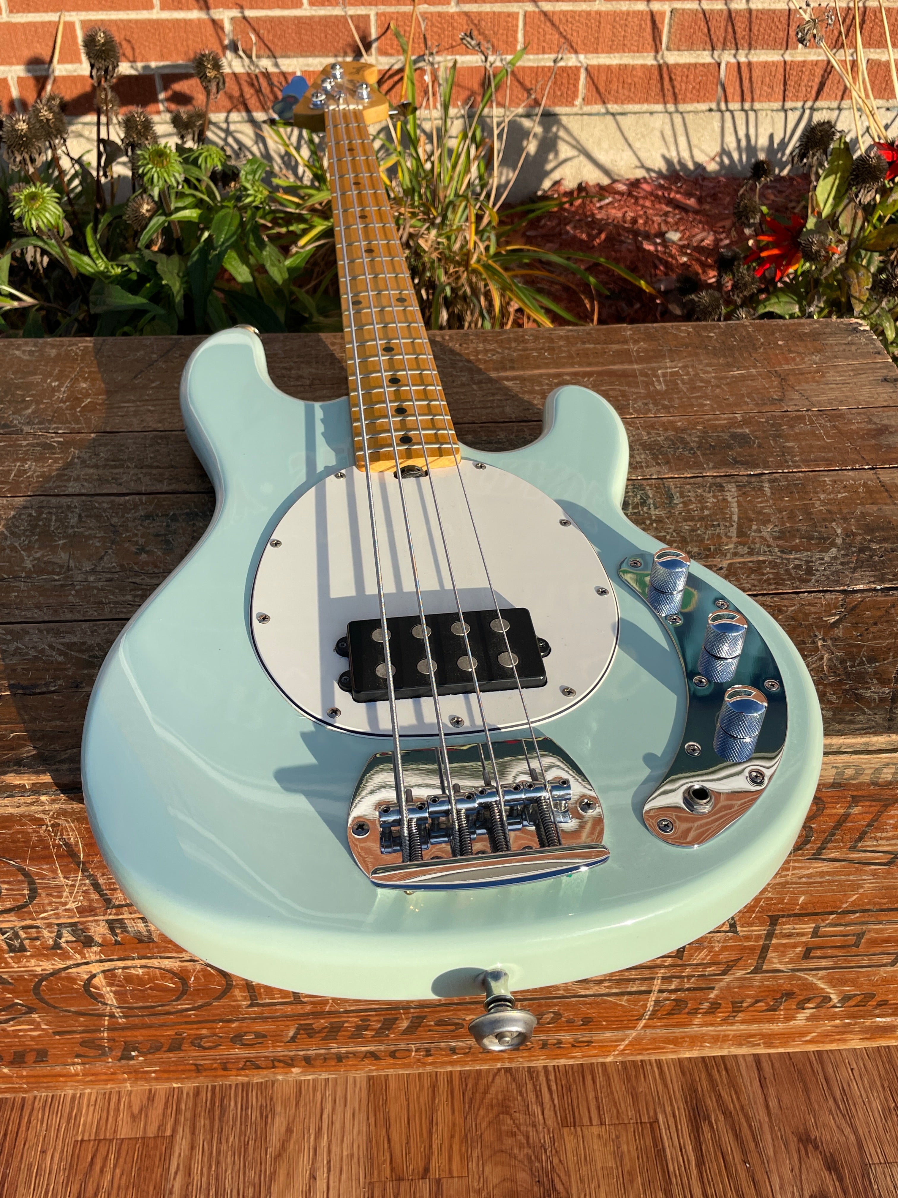 Sterling By Music Man StingRay RAY4 Bass Guitar Mint Green