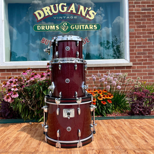 Gretsch Brooklyn Bop Drum Set Burgundy Sparkle 18/12/14