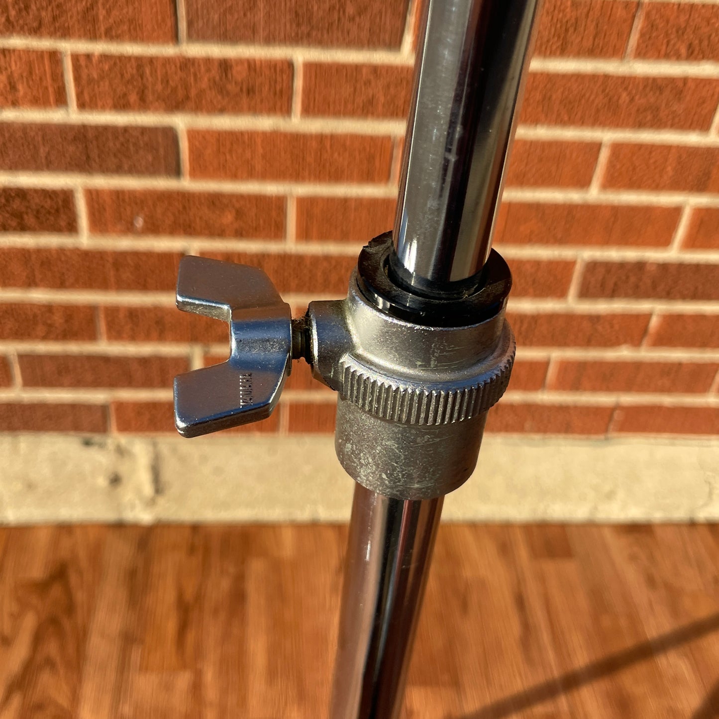 1980s Yamaha CS-710 Single Braced Straight Cymbal Stand Silver Label MIJ