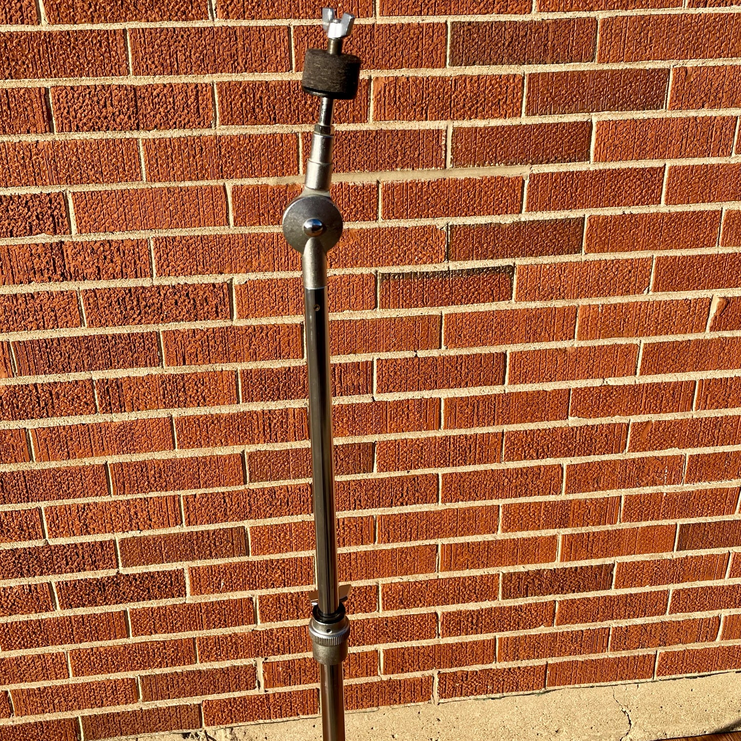 1980s Yamaha CS-710 Single Braced Straight Cymbal Stand Silver Label MIJ