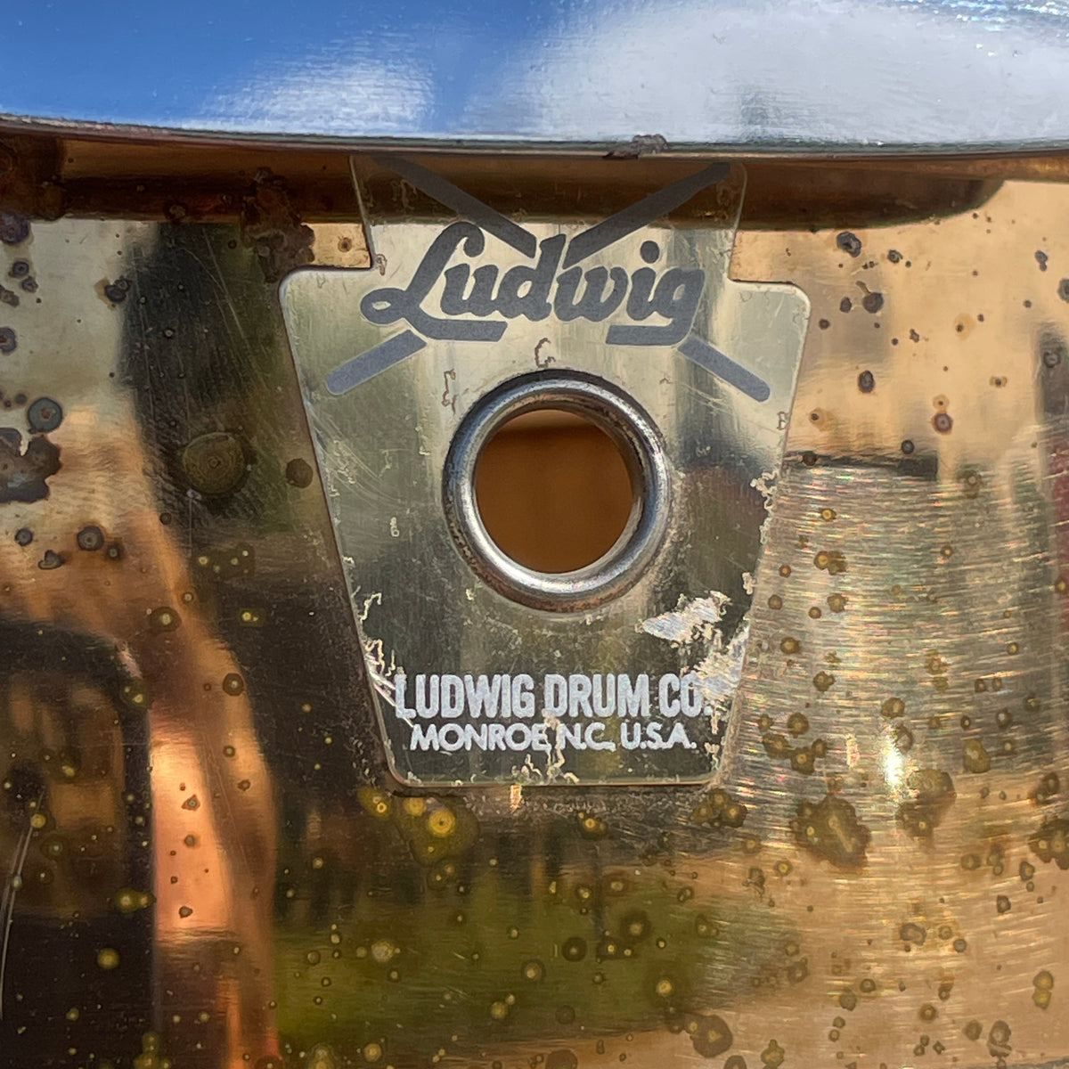 1990s Ludwig 6.5x14 Bronze Snare Drum Conversion