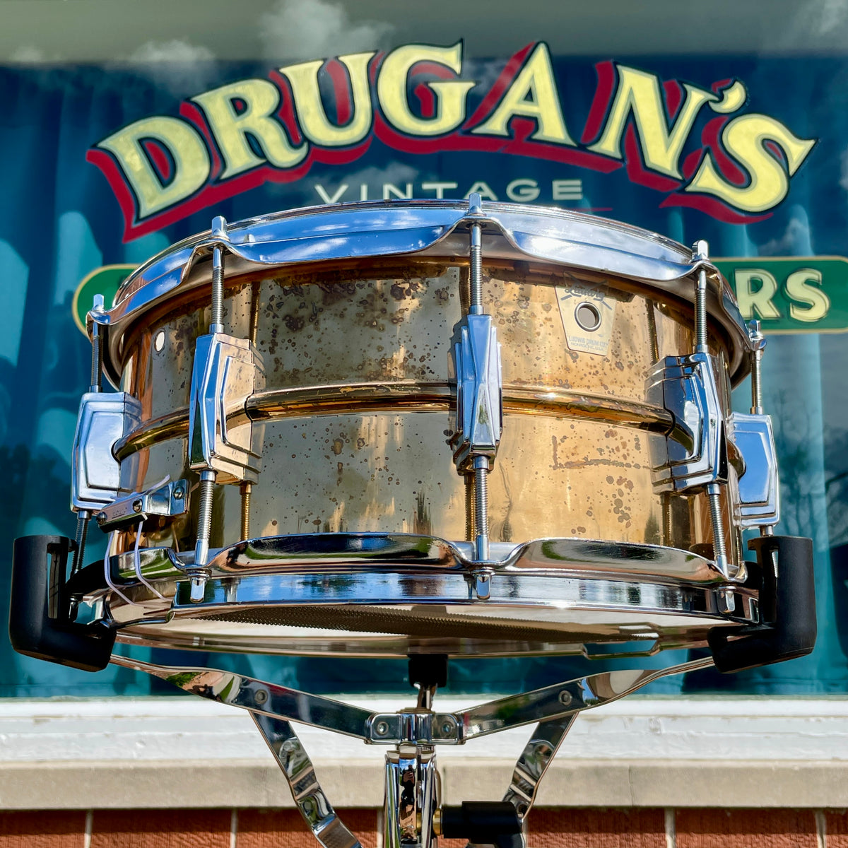 1990s Ludwig 6.5x14 Bronze Snare Drum Conversion