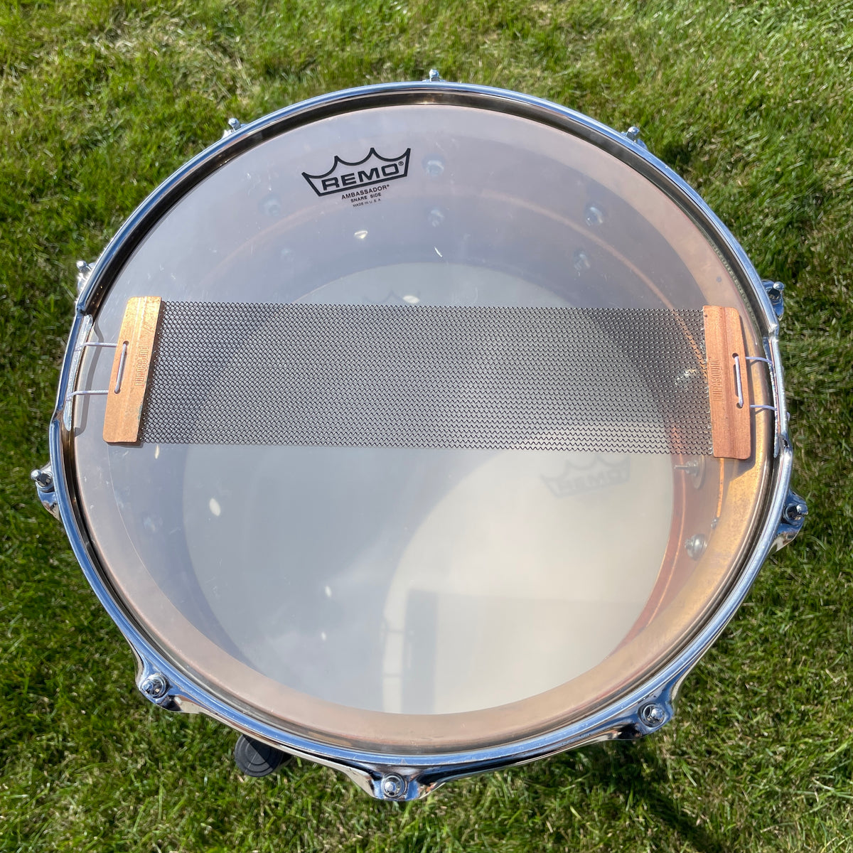 1990s Ludwig 6.5x14 Bronze Snare Drum Conversion