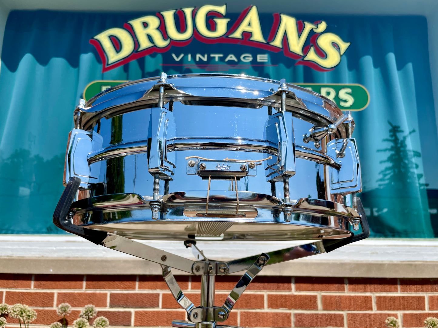 1965 Ludwig 5x14 Supraphonic No. 400 Snare Drum Supra-Phonic