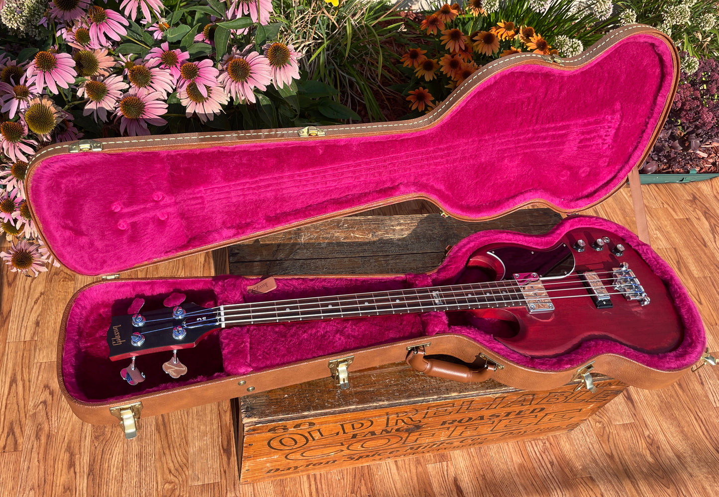 2014 Gibson SG Special 120th Anniversary Electric Bass Guitar Cherry Satin Stain w/ OHSC
