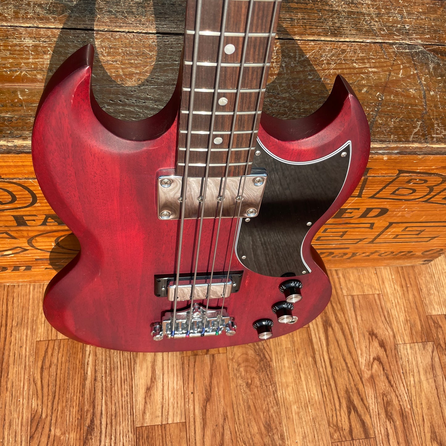 2014 Gibson SG Special 120th Anniversary Electric Bass Guitar Cherry Satin Stain w/ OHSC