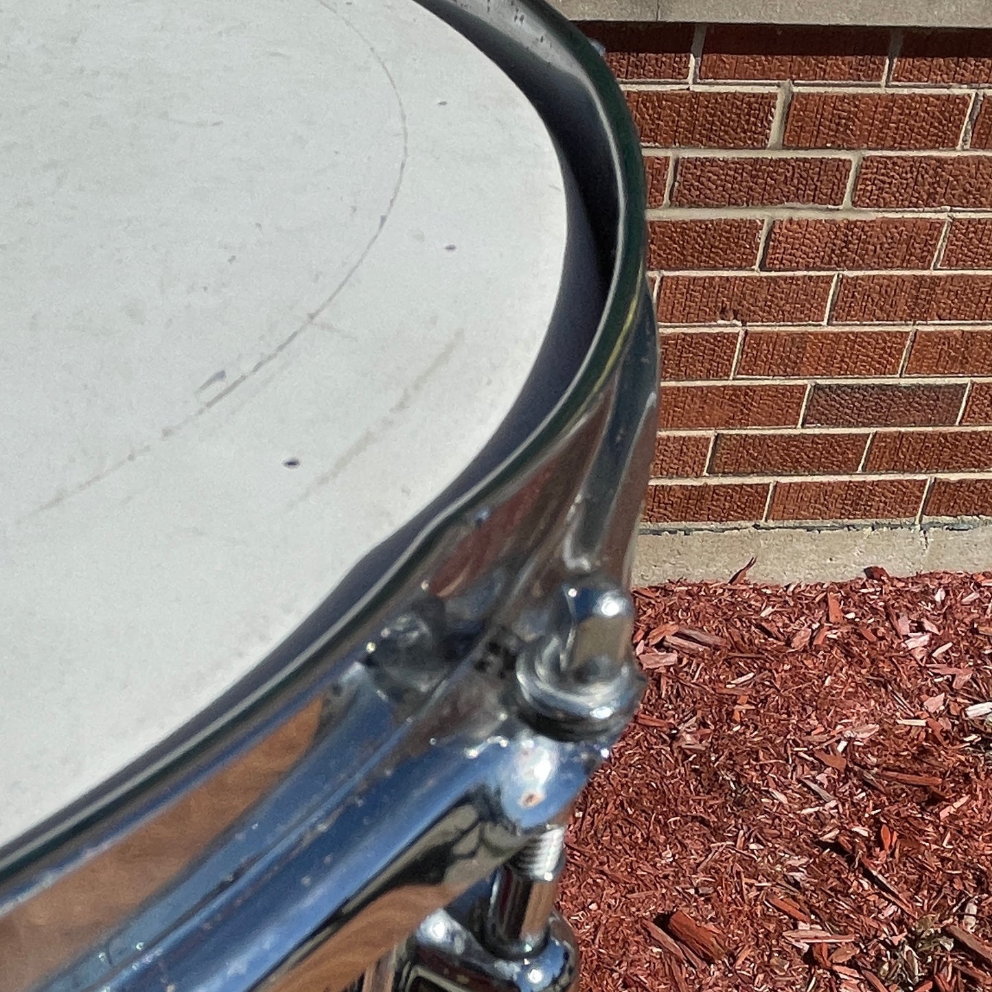 1970s Ludwig Standard 5x14 Snare Drum Ruby Strata